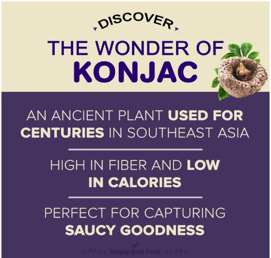 Konjac plant as the source of shirataki rice