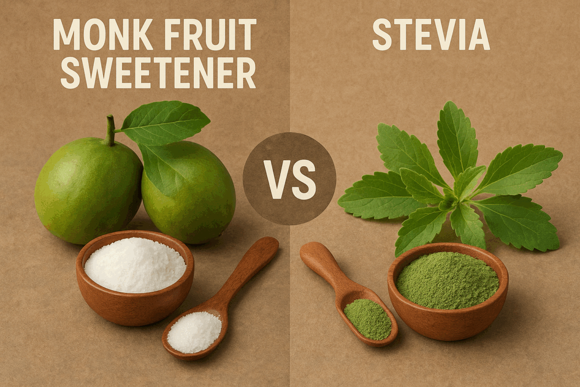 Natural sweetener monk fruit vs stevia